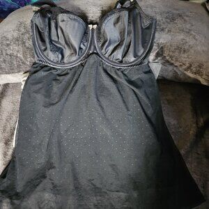 Sculptresse by Panache Chi Chi Negligee Black Sheer Bra size US 36G UK 36G NWOT
